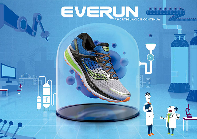 Saucony la de con la tecnología Everun - CMD Sport