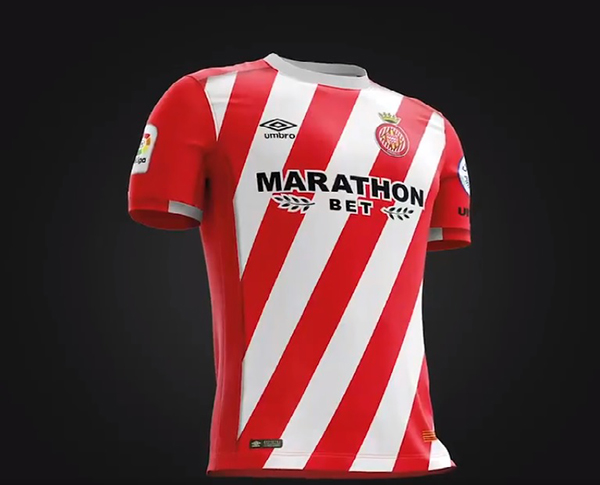 Umbro sorprende con el diseño de la nueva camiseta del Girona - CMD Sport