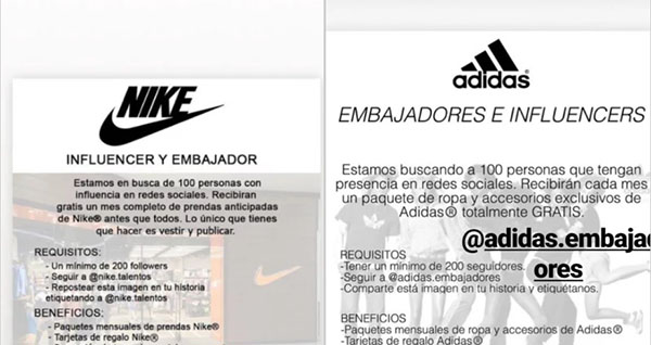 Sudamerica Molde George Eliot La "estafa de los embajadores" que afecta a Nike y Adidas - CMD Sport