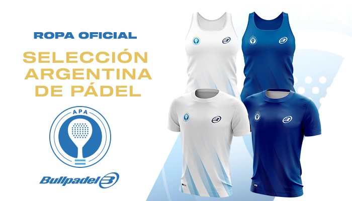 Fatal factible Mal humor Bullpadel será el textil oficial de Argentina para el mundial - CMD Sport