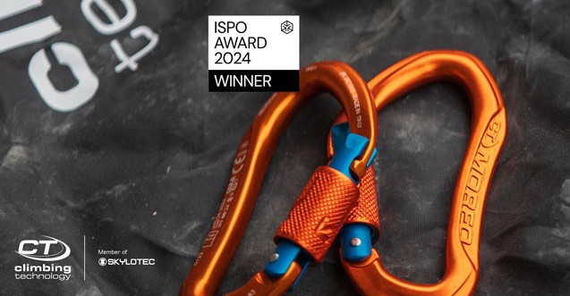 Climbing Technology gana el premio ISPO 2024 con Brilock Locking System